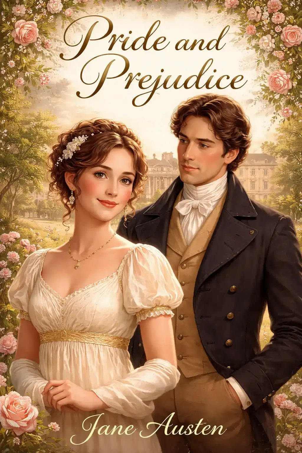 pride and prejudice book cover by jane austen